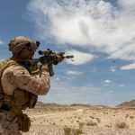 Marines train to shoot down combat drones with standard weapons