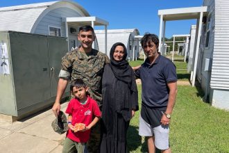 Hundreds of US military family members trapped at camp facing closure, group says