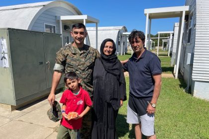 Hundreds of US military family members trapped at camp facing closure, group says