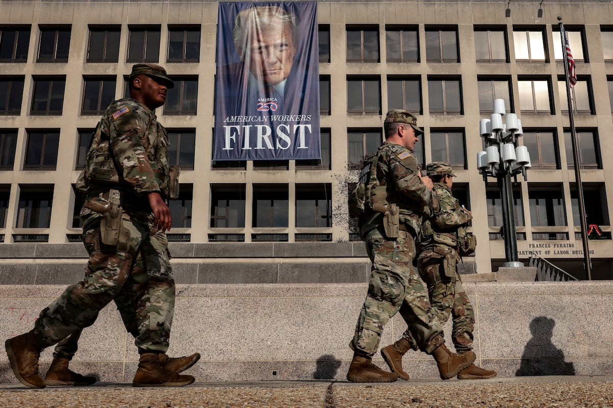 Thousands of soldiers now roam Washington’s streets. They seldom stop crime.