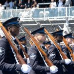 Space Force Honor Guard showcases new ceremonial uniform in DC Grand Prix