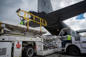 Air Force uses C-130Js to deliver relief supplies, equipment to Nepal after flash floods