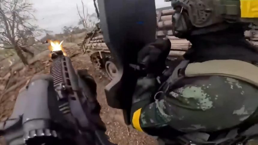Special Forces Tactical Ballistic Shield Bunker Assault Helmet Cam Combat Footage