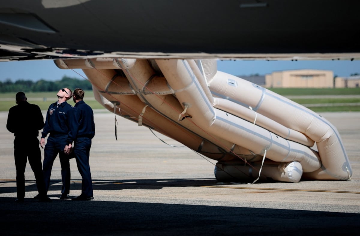 Trump departs DC on Qatar-gifted Air Force One after emergency slide accidentally deploys