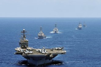 USS Abraham Lincoln arrives in Guam as deployment enters 10th month
