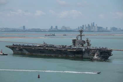 After over 200 days at sea, USS Abraham Lincoln arrives in Thailand