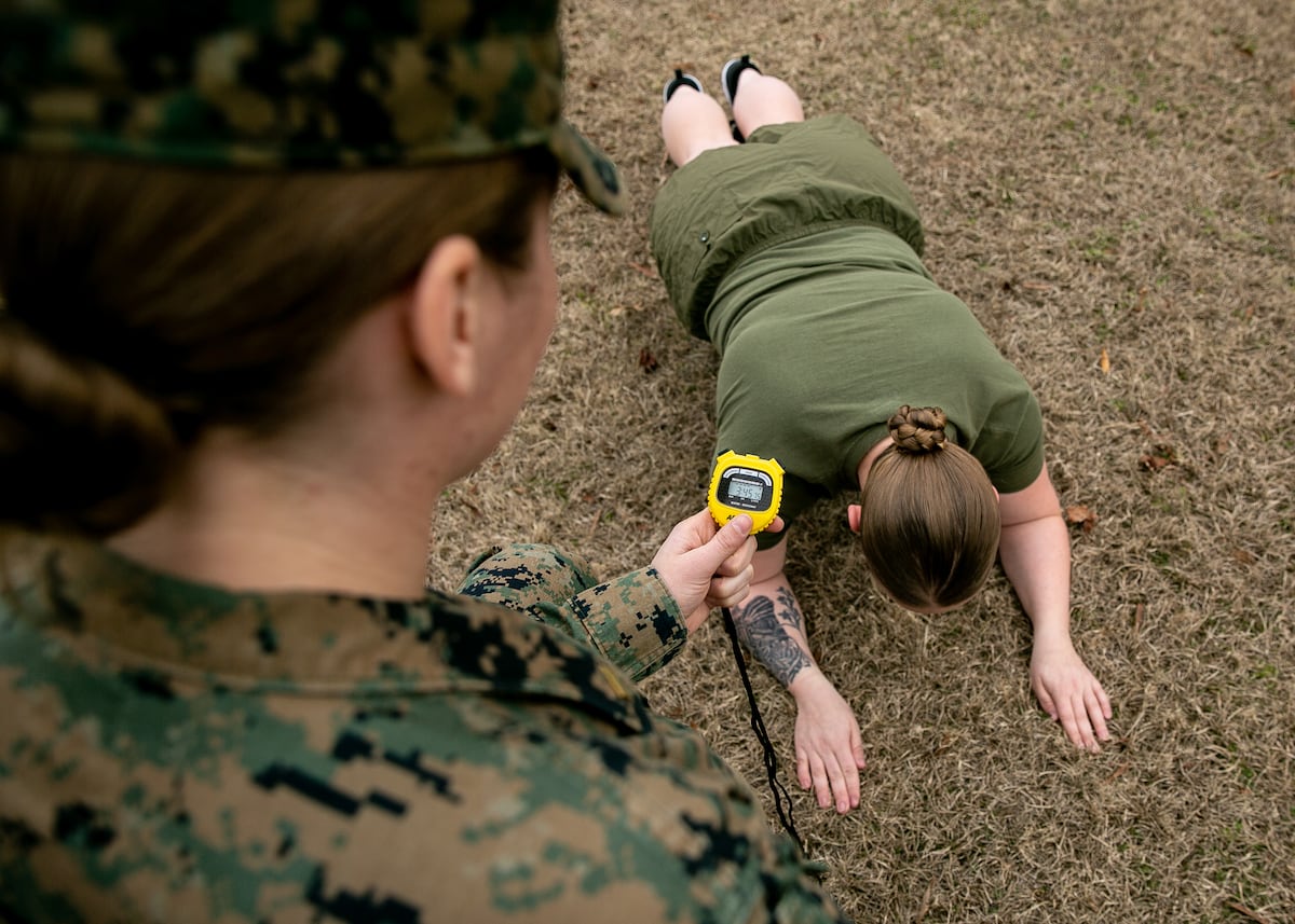 Hegseth made the fitness test harder for women in combat roles. Most female Marines are passing.